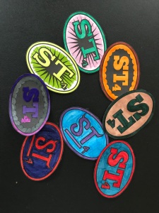 ST4 badges, all colored in